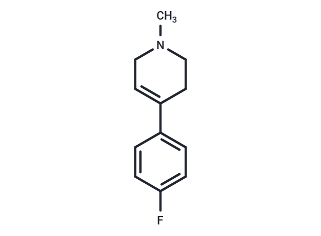 化合物 4-(4-Fluorophenyl)-1-methyl-1,2,3,6-tetrahydropyridine|T66646|TargetMol