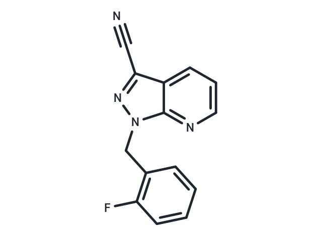 化合物 1-(2-Fluorobenzyl)-1H-pyrazolo[3,4-b]pyridine-3-carbonitrile|T66536|TargetMol