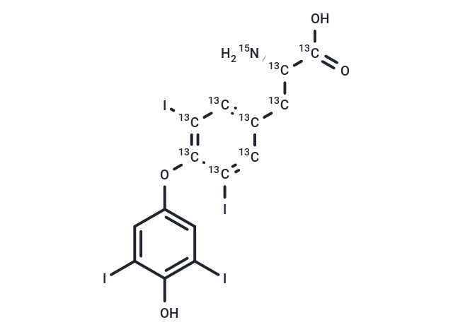 L-Thyroxine-13C9,15N|T36383|TargetMol