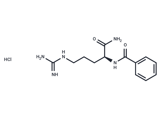 化合物 (S)-N-(1-Amino-5-guanidino-1-oxopentan-2-yl)benzamide hydrochloride|T65350|TargetMol