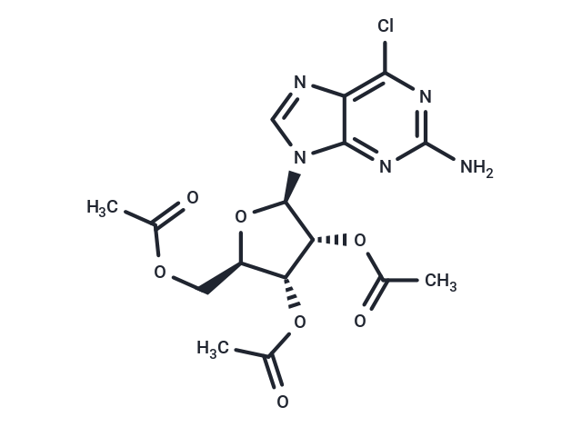 化合物 2-Amino-6-chloropurine-9-(2’,3’,5’-tri-O-acetyl)-riboside|TNU0787|TargetMol