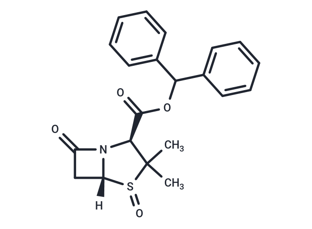 化合物 (2S,5R)-Benzhydryl 3,3-dimethyl-7-oxo-4-thia-1-azabicyclo[3.2.0]heptane-2-carboxylate 4-oxide|T64994|TargetMol