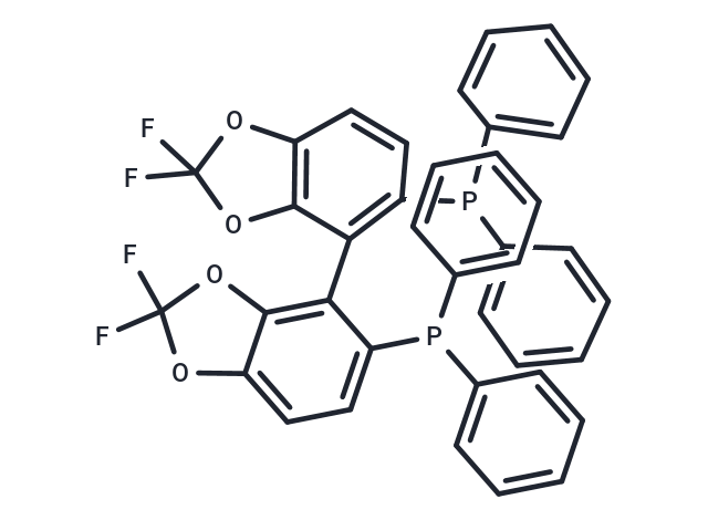 化合物 (S)-5,5'-Bis(diphenylphosphino)-2,2,2',2'-tetrafluoro-4,4'-bi-1,3-benzodioxole|T64697|TargetMol