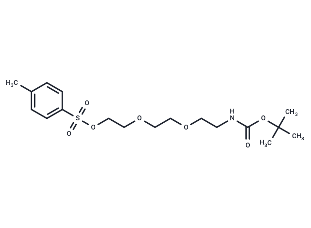 化合物 Tos-PEG3-NH-Boc|T18630|TargetMol