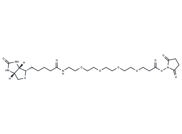 化合物 Biotin-PEG4-NHS ester|T14601|TargetMol