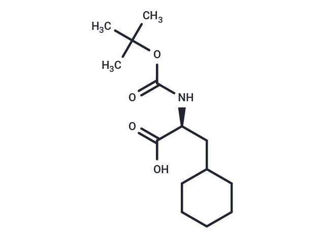 化合物 (S)-2-((tert-Butoxycarbonyl)amino)-3-cyclohexylpropanoic acid|T65497|TargetMol