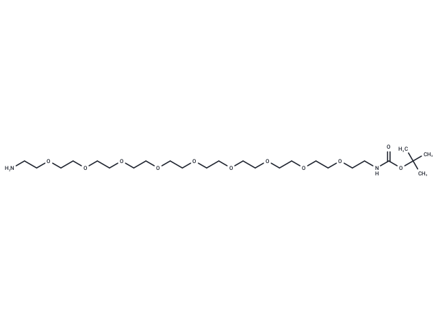 化合物 Boc-amido-PEG9-amine|T14704|TargetMol