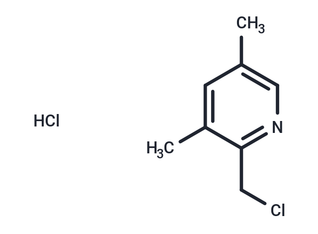 化合物 2-(Chloromethyl)-3,5-dimethylpyridine hydrochloride|T66333|TargetMol