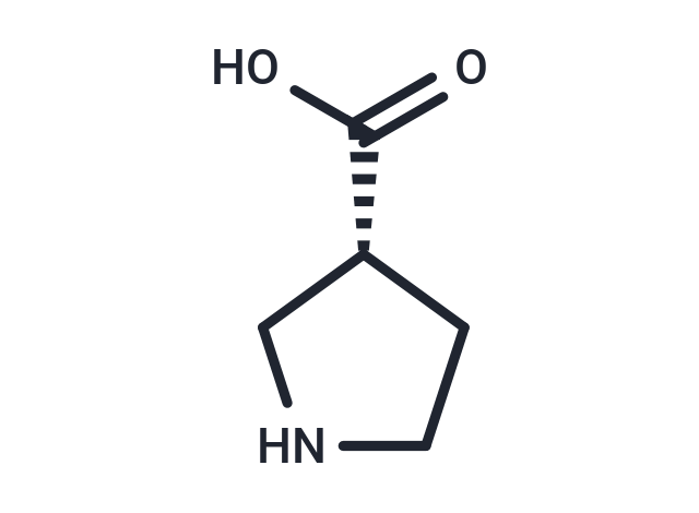 化合物 (R)-Pyrrolidine-3-carboxylic acid|T65531|TargetMol