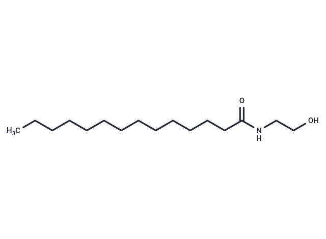 化合物 Myristoyl Ethanolamide|T67198|TargetMol