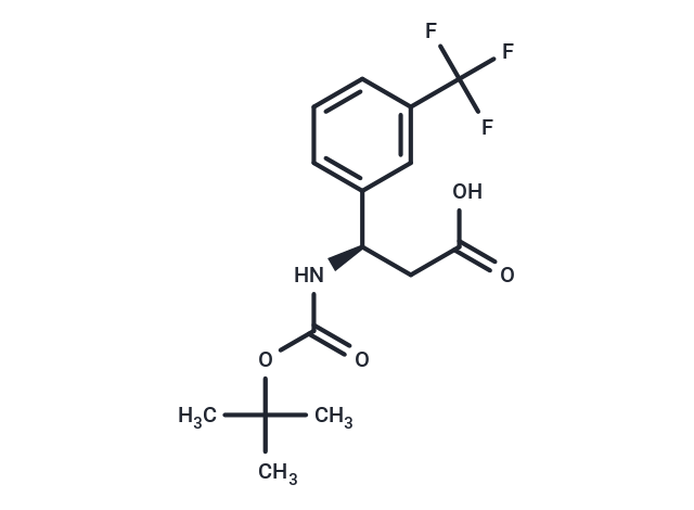 (R)-Boc-3-(三氟甲基)-β-Phe-OH|T66698|TargetMol