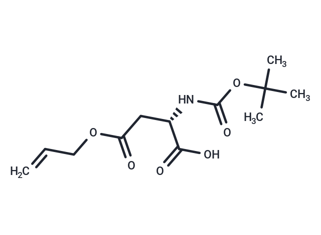 化合物 Boc-Asp(OAll)-OH|T66689|TargetMol