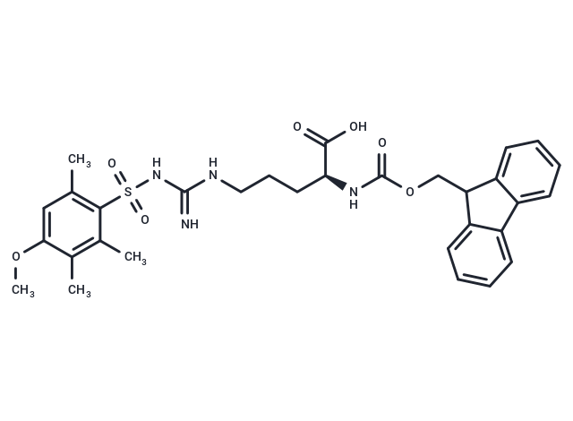 化合物 Fmoc-Arg(Mtr)-OH|T66309|TargetMol