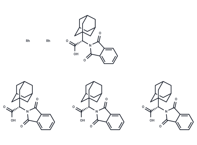 化合物 Tetrakis[(S)-(+)-(1-adamantyl)-(N-phthalimido)acetato]dirhodium(II)|T67239|TargetMol