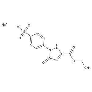 CATO_4 -(3 -乙氧基羰基)-5-氧代-1,5-二氢-1H-吡唑-1-苯基磺酸钠_20514-27-6_97%