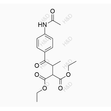 diethyl 2-(1-(4-acetamidophenyl)-1-oxopropan-2-yl)malonate	盐酸格拉司琼杂质5	81937-39-5