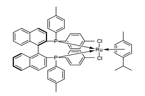 [(R)-(+)-2,2'-双(二对甲苯膦)-1,1'-联萘基](对伞花烃)氯化钌(II)氯化物