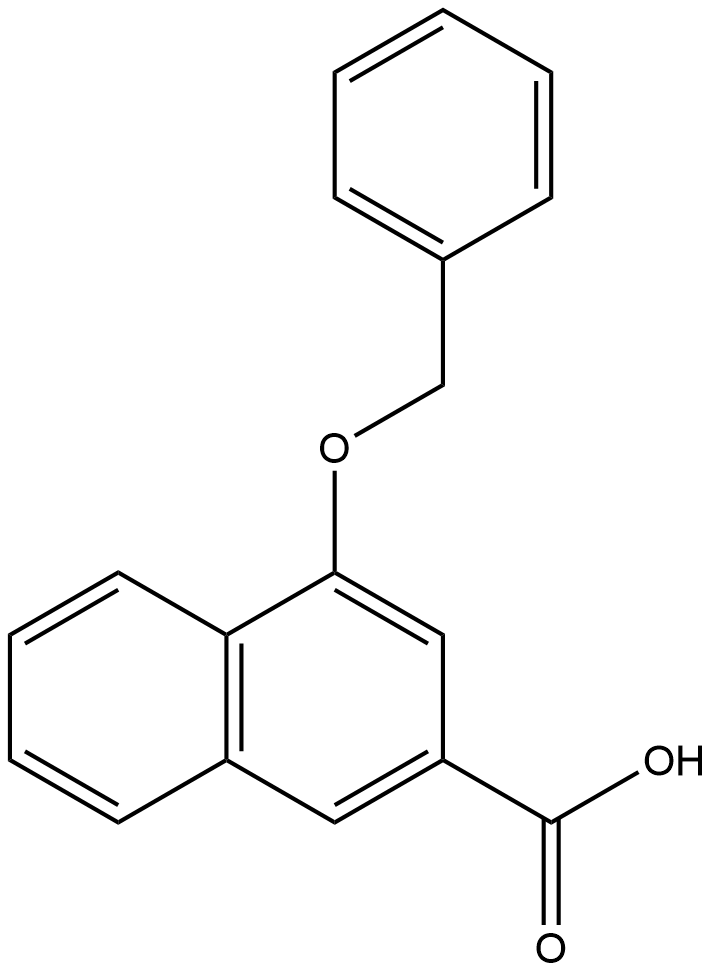 4-(苄氧基)萘-2-羧酸_2-Naphthalenecarboxylic acid, 4-(phenylMethoxy)