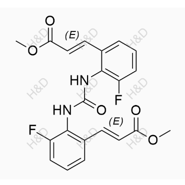 (2E,2'E)-dimethyl 3,3'-((carbonylbis(azanediyl))bis(3-fluoro-2,1-phenylene))diacrylate	来特莫韦杂质3