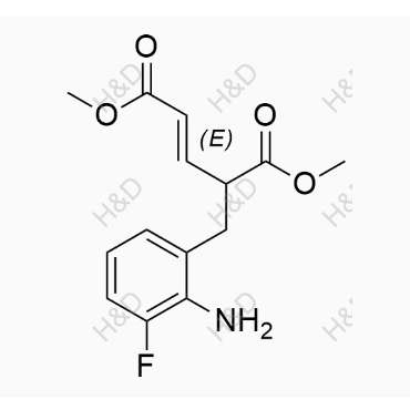 (E)-dimethyl 4-(2-amino-3-fluorobenzyl)pent-2-enedioate	来特莫韦杂质8