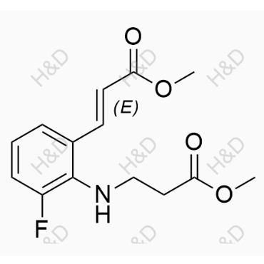 (E)-methyl 3-(3-fluoro-2-((3-methoxy-3-oxopropyl)amino)phenyl)acrylate	来特莫韦杂质9