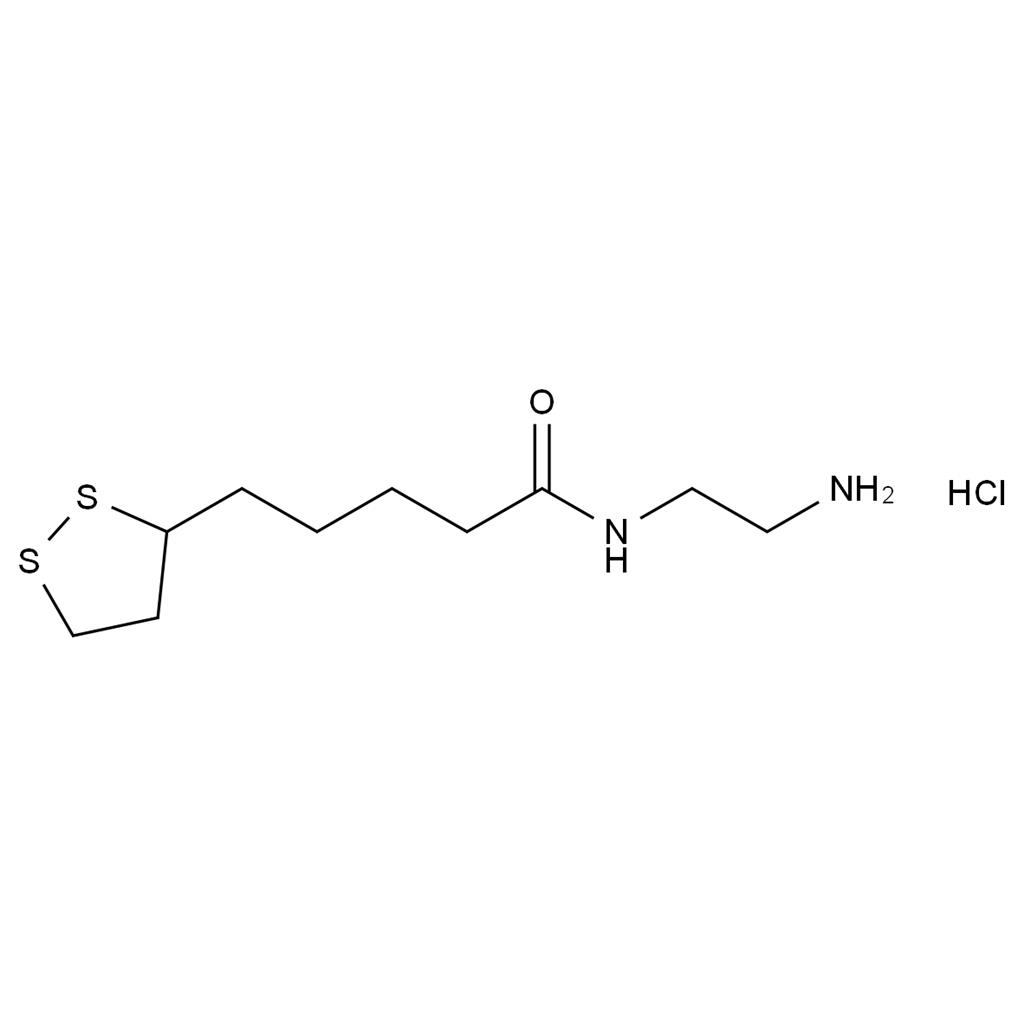 CATO_N-（2-氨基乙基）-5-（1,2-二硫代lan-3-基）戊酰胺盐酸盐_728854-75-9(free base)_97%