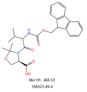 (4S)-3-[(2S)-2-[[芴甲氧羰基]氨基]-3-甲基-1-氧代丁基]-2,2-二甲基-4-恶唑烷羧酸