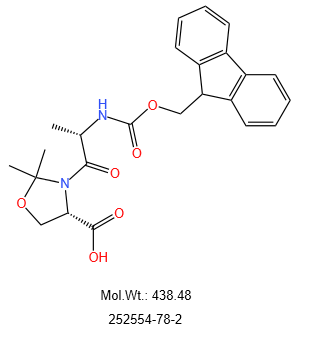 (4S)-3-[(2S)-2-[[(9H-芴-9-甲氧基)羰基]氨基]-1-氧代丙基]-2,2-二甲基-4-恶唑烷羧酸
