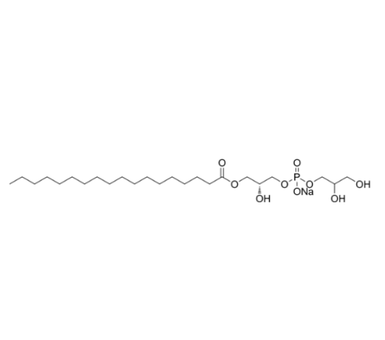 1-硬脂酰基-2-羟基-sn-甘油-3-磷酸-(1'-rac-甘油)(钠盐)