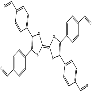 Benzaldehyde, 4,4'-[2-[4,5-bis(4-formylphenyl)-1,3-dithiol-2-ylidene]-1,3-dithiole-4,5-diyl]bis-