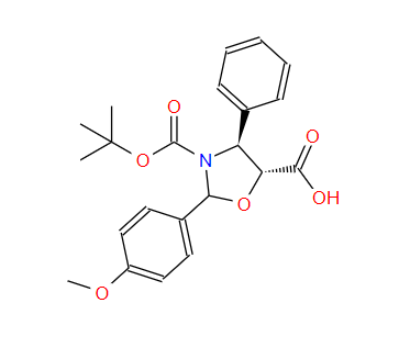 (4S,5R)-3-(叔丁氧基羰基)-2-(4-甲氧基苯基)-4-苯基恶唑烷-5-甲酸