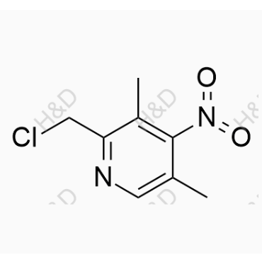 2-(chloromethyl)-3,5-dimethyl-4-nitropyridine	奥美拉唑杂质17	153476-68-7