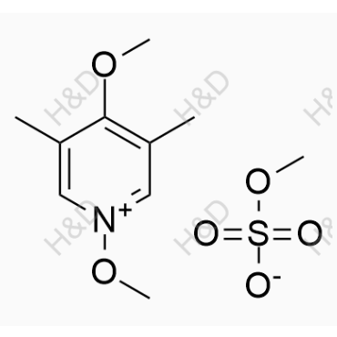 1,4-dimethoxy-3,5-dimethylpyridin-1-ium methyl sulfate	奥美拉唑杂质29