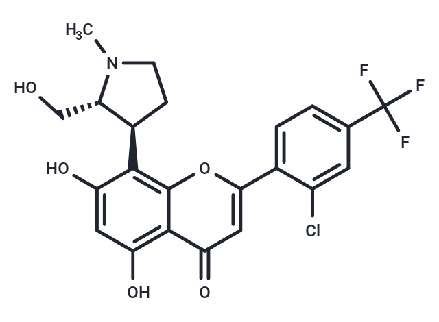 化合物 Voruciclib|T10096L|TargetMol