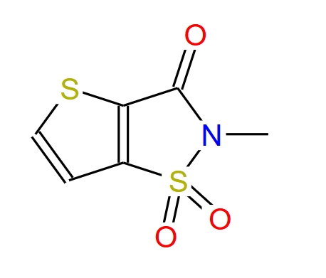 2-甲基噻吩并[2,3-D]异噻唑-3(2H)-酮 1,1-二氧化物