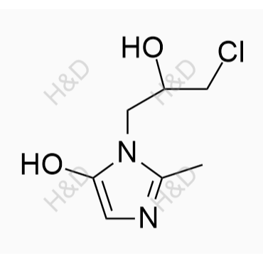 1-(3-chloro-2-hydroxypropyl)-2-methyl-1H-imidazol-5-ol	奥硝唑杂质25