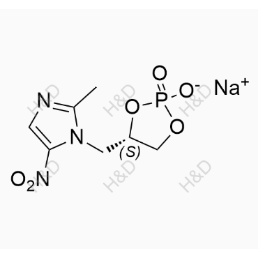 sodium (S)-4-((2-methyl-5-nitro-1H-imidazol-1-yl)methyl)-1,3,2-dioxaphospholan-2-olate 2-oxide	奥硝唑杂质29(钠盐)