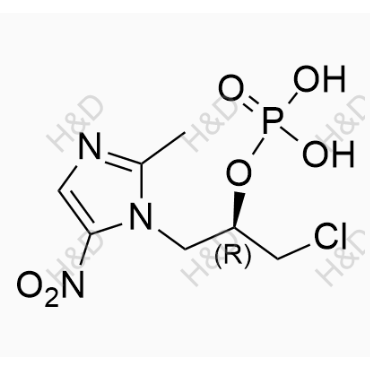 (R)-1-chloro-3-(2-methyl-5-nitro-1H-imidazol-1-yl)propan-2-yl dihydrogen phosphate	奥硝唑杂质30