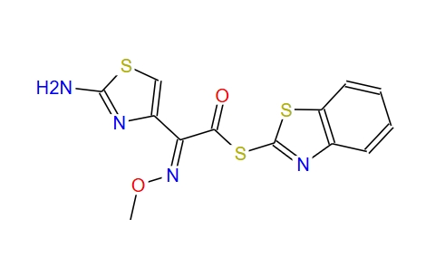 S-2-苯并噻唑基-2-氨基-alpha-(甲氧亚氨基)-4-噻唑硫代乙酸酯