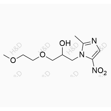 1-(2-methoxyethoxy)-3-(2-methyl-5-nitro-1H-imidazol-1-yl)propan-2-ol	吗啉硝唑杂质4