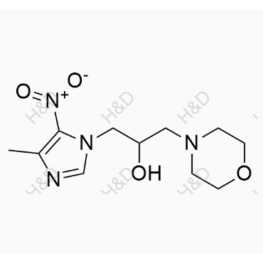 1-(4-methyl-5-nitro-1H-imidazol-1-yl)-3-morpholinopropan-2-ol	吗啉硝唑杂质12