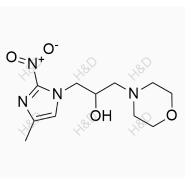 1-(4-methyl-2-nitro-1H-imidazol-1-yl)-3-morpholinopropan-2-ol	吗啉硝唑杂质15