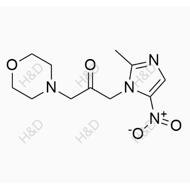 1-(2-methyl-5-nitro-1H-imidazol-1-yl)-3-morpholinopropan-2-one	吗啉硝唑杂质20