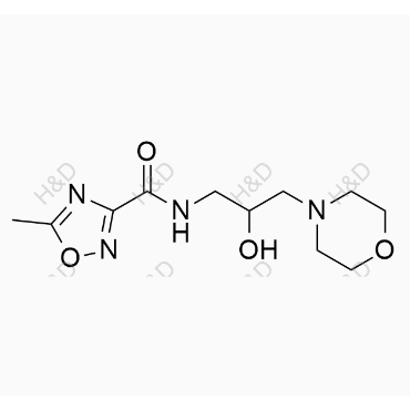 N-(2-hydroxy-3-morpholinopropyl)-5-methyl-1,2,4-oxadiazole-3-carboxamide	吗啉硝唑杂质31