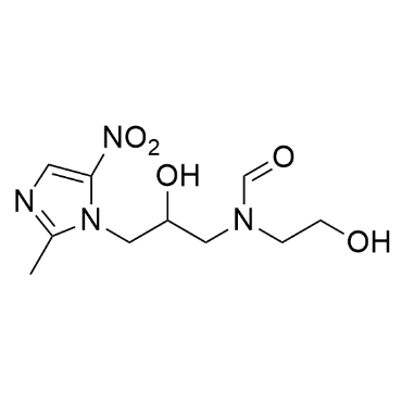 N-(2-hydroxy-3-(2-methyl-5-nitro-1H-imidazol-1-yl)propyl)-N-(2-hydroxyethyl)formamide;	吗啉硝唑杂质