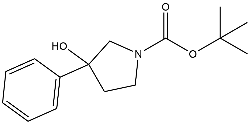 3-羟基-3-苯基吡咯烷-1-羧酸叔丁酯