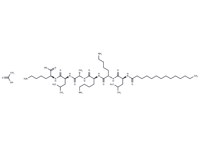 化合物Myristoyl Hexapeptide-16 Acetate|TP2486|TargetMol