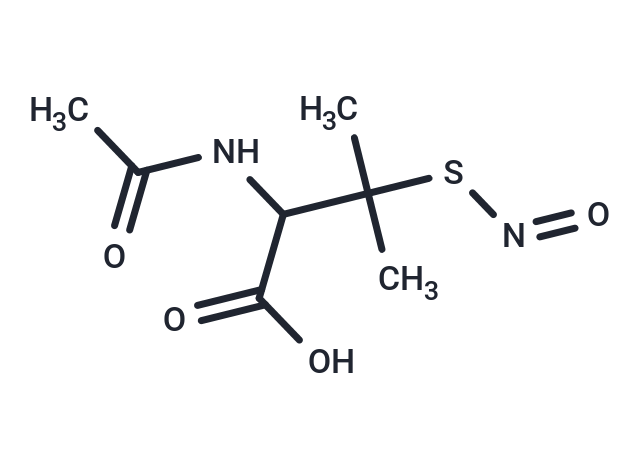 N-乙酰基-3-(硫代亚硝基)-DL-缬氨酸|T12808|TargetMol