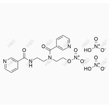 2-(N-(2-(nicotinamido)ethyl)nicotinamido)ethyl nitrate dinitrate	尼可地尔杂质4	1798026-96-6