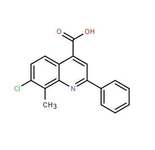 7-氯-8-甲基-2-苯基-喹啉-4-羧酸